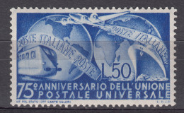 Italy Republic 1949 UPU Sassone#599 Mi#772 Mint Hinged - 1946-60: Ungebraucht