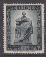 Italy Republic 1949 Sassone#604 Mi#777 Mint Hinged - 1946-60: Nieuw/plakker