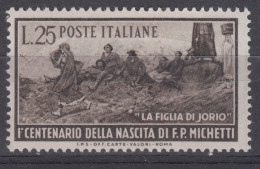 Italy Republic 1951 Sassone#671 Mi#844 Mint Hinged - 1946-60: Ungebraucht