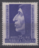 Italy Republic 1952 Sassone#696 Mi#868 Mint Hinged - 1946-60: Mint/hinged