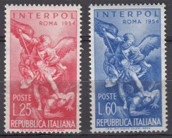 Italy Republic 1954 Sassone#744-745 Mi#917-918 Mint Never Hinged - 1946-60: Neufs