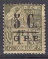 Guadeloupe 1890 Yvert#11 Mint Hinged - Unused Stamps