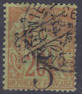 New Caledonia Caledonie 1892 Yvert#36 Used - Used Stamps