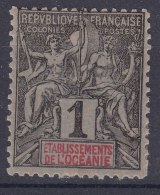 Oceania Oceanie 1892 Yvert#1 Mint Hinged - Unused Stamps