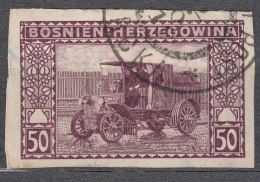 Austria Feldpost Occupation Of Bosnia 1906 Mi#41 U Imperforated, Used - Used Stamps