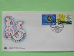 United Nations (New York) 1981 FDC Cover - Renewable Sources Of Energy - Solar Energy - Lettres & Documents