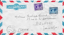 Sur Lettre Par Avion (pas Certain De L'année N'arrive Pas à Y Voir) - Covers & Documents