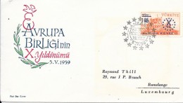 Sur Lettre - 1959 - Storia Postale