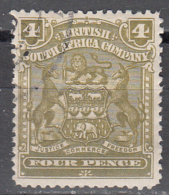 RHODESIA   SCOTT NO.  64   USED   YEAR  1898 - Autres & Non Classés