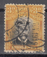 RHODESIA   SCOTT NO.  124     USED   YEAR  1913 - Autres & Non Classés