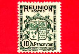 Nuovo - REUNION - 1933 - Segnatasse - Stemmi - Arms Di Reunion - 10 - Segnatasse