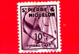 Nuovo - Saint-Pierre E Miquelon - 1938 - Segnatasse - Merluzzo (Gadus Morhua) - Codfish - 10 - Segnatasse