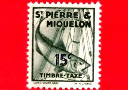 Nuovo - Saint-Pierre E Miquelon - 1938 - Segnatasse - Merluzzo (Gadus Morhua) - Codfish - 15 - Timbres-taxe