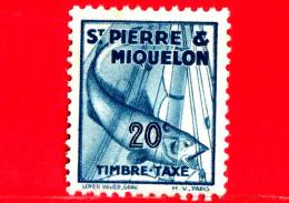 Nuovo - Saint-Pierre E Miquelon - 1938 - Segnatasse - Merluzzo (Gadus Morhua) - Codfish - 20 - Strafport