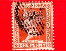 Australia - VICTORIA - Usato -1896 - Regina Victoria - 1 - Oblitérés