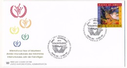 NATIONS UNIES GENEVE - 3 FDC "Année Internationale Des Volontaires" - Mars 2001 - VN