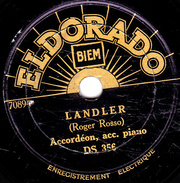 78 T. -  20 Cm - état Tb - Accordéon, Acc. Piano - LANDLER - SOUVENIR DE BAVIERE - 78 T - Disques Pour Gramophone