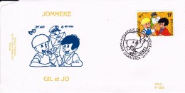 2707  BD P1228 FDC   Rare Jommeke Gil Et Jo Nys Jef 23-5-1997 6000 Charleroi €9 - 1991-2000