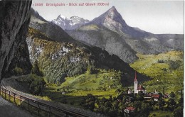 GISWIL → Brünigbahn Mit Blick Auf Giswil Und Den Giswilerstock, Ca.1920 - Giswil