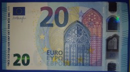 6x 20 EURO S007 SA+SB+SC+SD+SE+SF Draghi Italy Perfect  UNC - 20 Euro