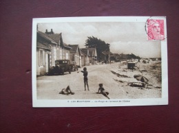 Carte Postale Ancienne Des Moutiers-en-Retz: La Plage Et L'Avenue De L'Océan - Les Moutiers-en-Retz