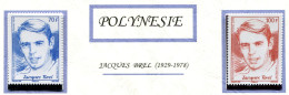 Polynésie ** N° 867/868 - Jacques Brel - - Nuevos
