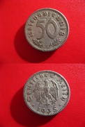 Allemagne Nazie - 50 Reichspfennig 1935 F Stuttgart 4341 - 50 Reichspfennig