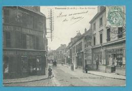 CPA - Commerce Marchand Cartes Postales Rue De Provins TOURNAN 77 - Tournan En Brie