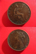 Grande-Bretagne - Great Britain - Half Penny 1876 H 4388 - C. 1/2 Penny