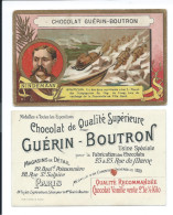 Chromo NINDEMAAN Pôle Nord Artique Jeannette  Explorateur  Pub: Chocolat Guérin-Boutron TB 105 X 65 Mm - Guerin Boutron