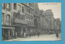 CPA 169 - Commerce Marchand Cartes Postales Rue Saint-Jean CAEN 14 - Caen