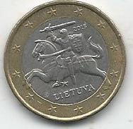 Lituanie 1,00€  2015 - Eslovaquia