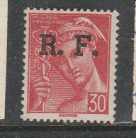 FRANCE LIBERATION N° 2 30C ROUGE TYPE MERCURE LIBERATION RHONE ALPES LYON SURCHARGE HAUTE NEUF SANS CHARNIERE - Liberation