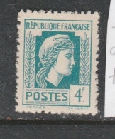 FRANCE N° 643 3F VERT FONCE MARIANNE DE DULAC SANS L AVANT FERNEZ  NEUF SANS CHARNIERE - Neufs