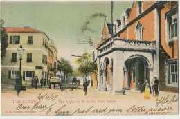 Gibraltar The Convent And South Port Street Edit Cumbo  Used 1907 Stamped - Gibraltar