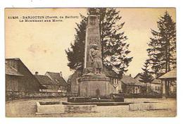 CPA 90 DANJOUTIN Le Monument Aux Morts - Danjoutin