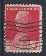 Cuba  1953  Dr. F. Carrera Justiz  (o) 3c - Usados