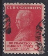 Cuba  1953  Dr. F. Carrera Justiz  (o) 3c - Gebraucht