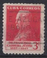 Cuba  1953  Dr. F. Carrera Justiz  (o) 3c - Gebraucht