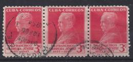 Cuba  1953  Dr. F. Carrera Justiz  (o) 3c - Usados