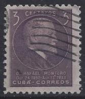 Cuba  1953  Birth Cent. Of Dr.Rafael Montoro  (o) 3c - Gebraucht