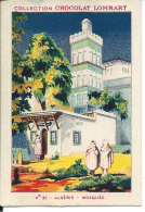 ALGERIE Mosquée  Afrique  Bien  Pub: Lombart 82 X 57 Mm Rare. Didactique. - Lombart