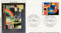 FRANCE LETTRE N° 2414 OBLITERATION PREMIER JOUR  PARIS - Modern