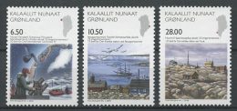 GROENLAND 2008 N° 495/497 ** Neufs MNH Superbes Cote 18 € Sciences Géophysique Espace Satellite Bateaux Voiliers Oiseaux - Unused Stamps