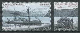 GROENLAND 2008  N° 498/499 ** Neufs MNH Superbes Cote 10 € Expédition Nordenskiöld Géologue Minéraux Bateaux Boats - Ungebraucht