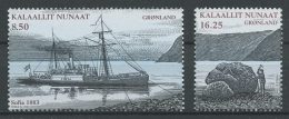 GROENLAND 2008  N° 498/499 ** Neufs MNH Superbes Cote 10 € Expédition Nordenskiöld Géologue Minéraux Bateaux Boats - Unused Stamps