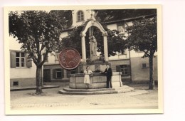 $3-4843 GERMANIA FONTANA PAESE DI CONFINE DA IDENTIFICARE FOTO ANNI ' 30 - Verzamelingen & Kavels