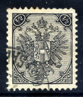 BOSNIA & HERZEGOVINA  1890 ½ Kr. Typograped  Perforated 11½ USED.    ANK 1 II B C - Bosnie-Herzegovine