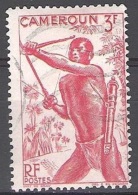 Cameroun 1946 Michel 280 O Cote (2001) 0.40 Euro Chasseur Avec Arc Cachet Rond - Used Stamps