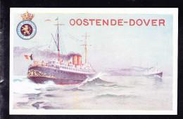 ENTIER TYPE ALBERT 5 Sur 15 Cts NEUVE. OOSTENDE - DOVER. (6AL 274) - Cartes Paquebot